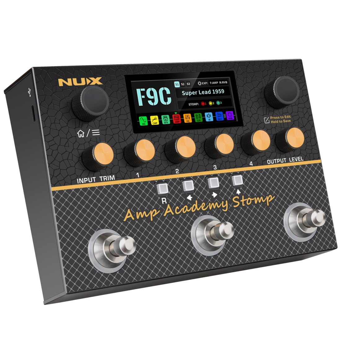 Amazon.com: NUX Amp Academy Stomp Compact Amp Modeler, Multi